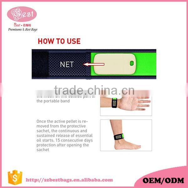 Shenzhen factory wholesale mosquito repellent band bracelet