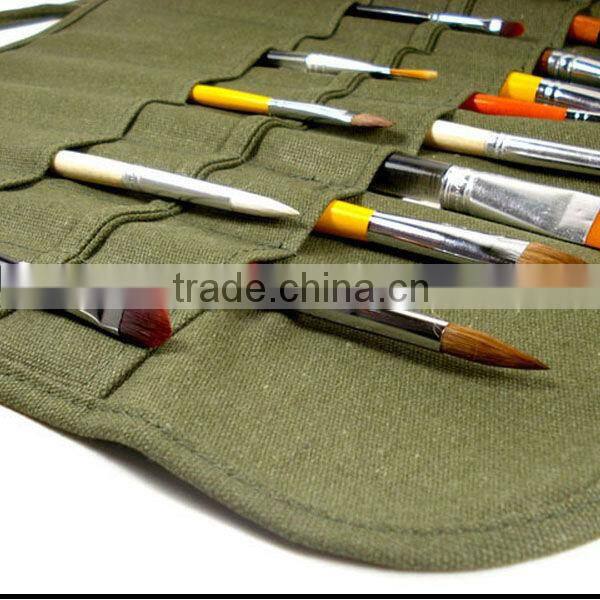 painting brush pencil case,pen bag for painting brush