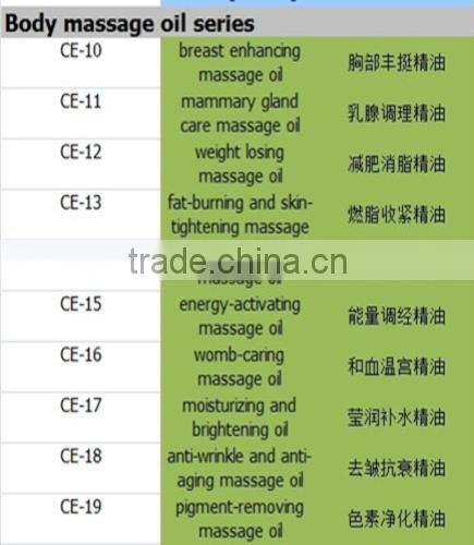 spa salon slimming massage oil