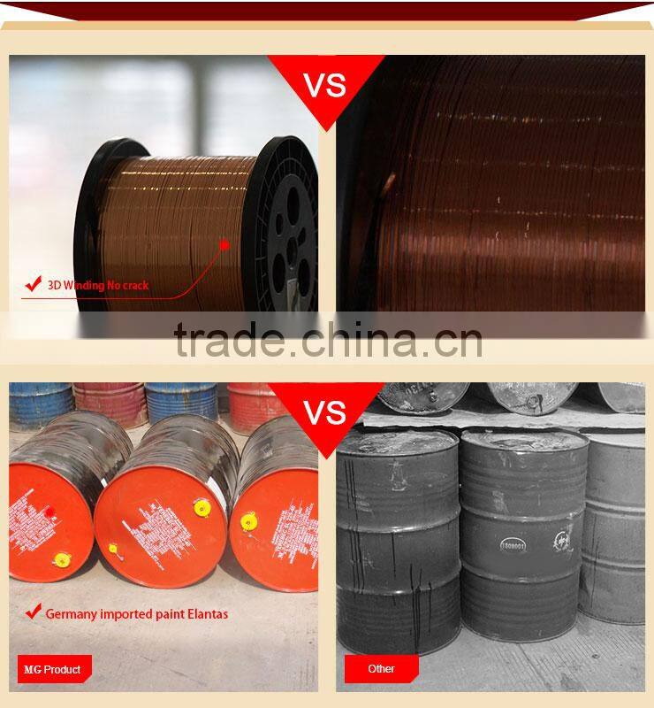 200 Class Polyamide-imide Double Coated Ultra Fine Self-Bonding Rectangular Enameled Copper Wire For Air Condition