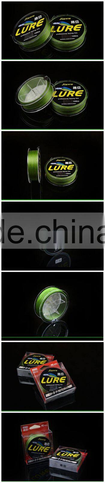 Dark green100% big game fishing line multifilament 10 20 30 40 50 60 70 80lb,customized color