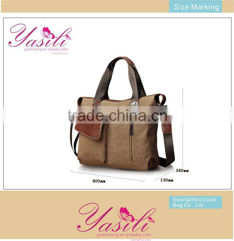factory direct sale canvas shoulder bag heavy duty cotton canvas bags