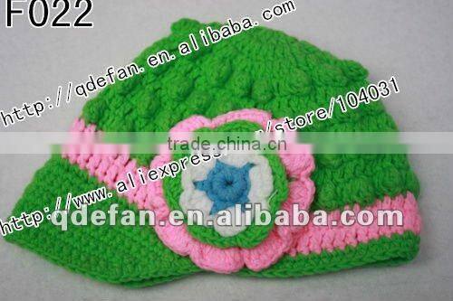 Hot sell !stylish children caps hats hand crochet baby hat knitting patterns hat cute summer hats 2012