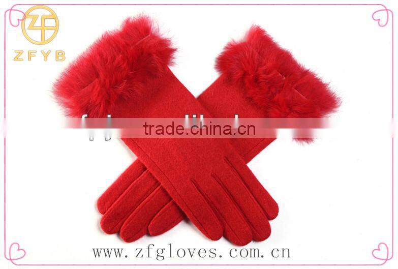 2016 New Arrival Hot Sale Women Fashion Colorful Wool Glove
