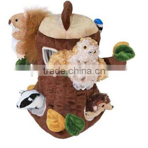 Finger Puppet Tree House/ Animal Tree House Finger Puppet Set