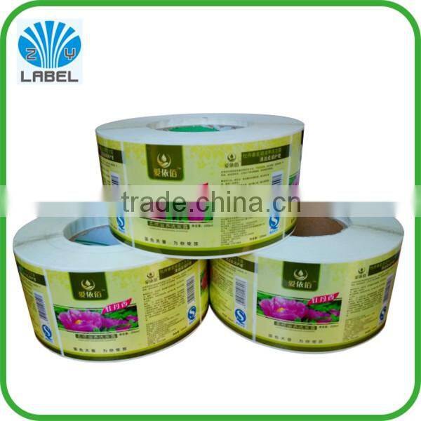 Waterproof Cosmetics Label, Custom Shampoo Bottle Labels