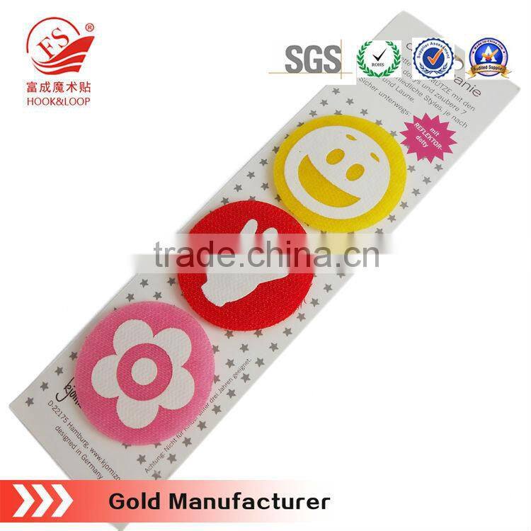 promotional gift nylon hook and loop letters