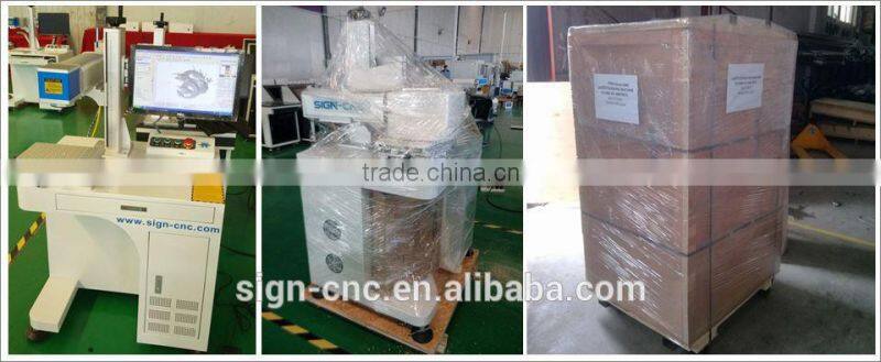 20W Metal Nameplate Fiber Laser Marking Engraving Machine