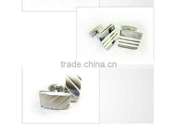 2015 new design wholesale brass cufflink blanks