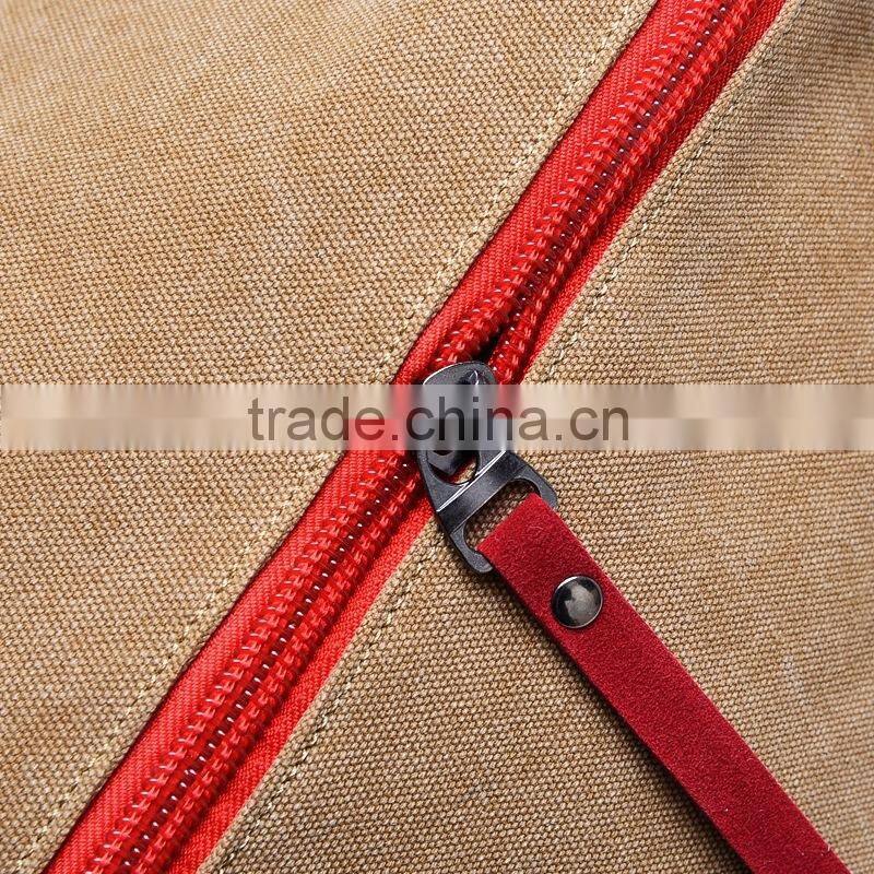 Promotional high quality canvas capacity outdoor backpack bag