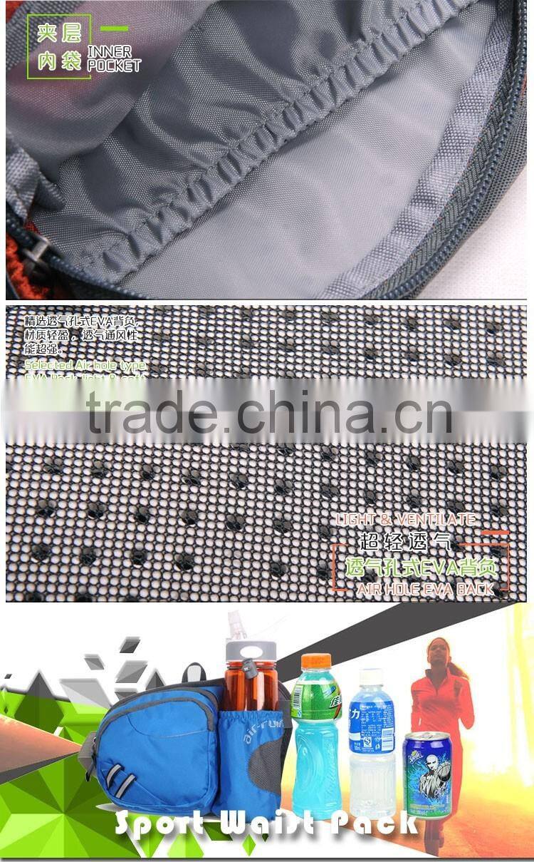 Outdoor Sport Bottle Holder Cross Shoulder Messenger Bag Running Waist Belt Pouch
