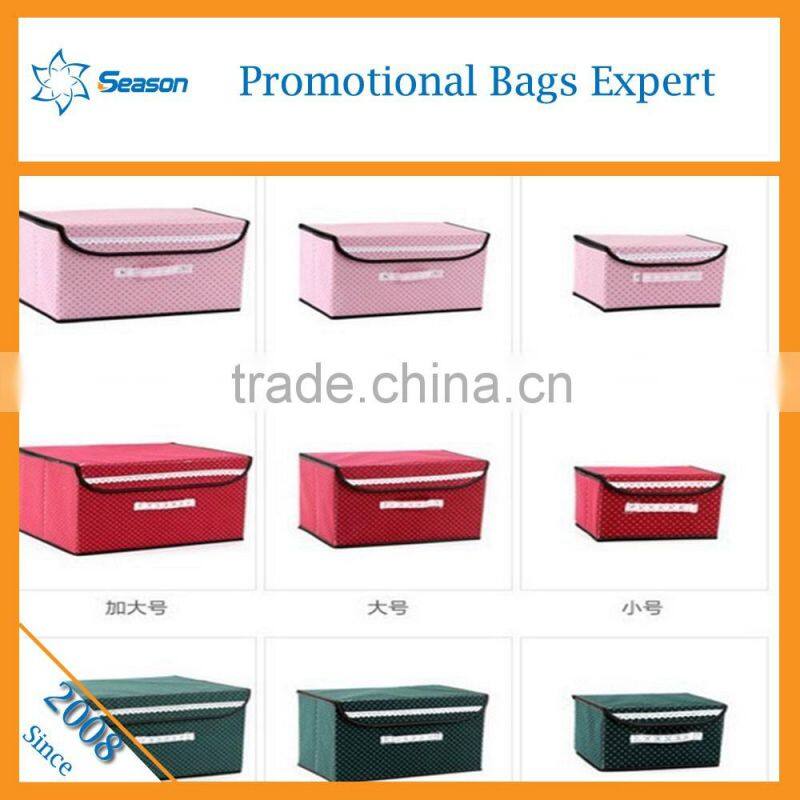 motorcycle plastic oem non woven fabric foldable storage box