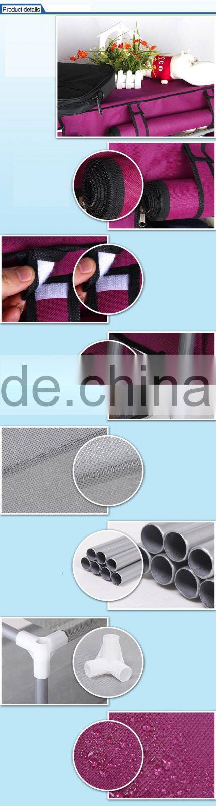 made in china 10 tier non-woven fabirc melamine mdf shoe cabinet