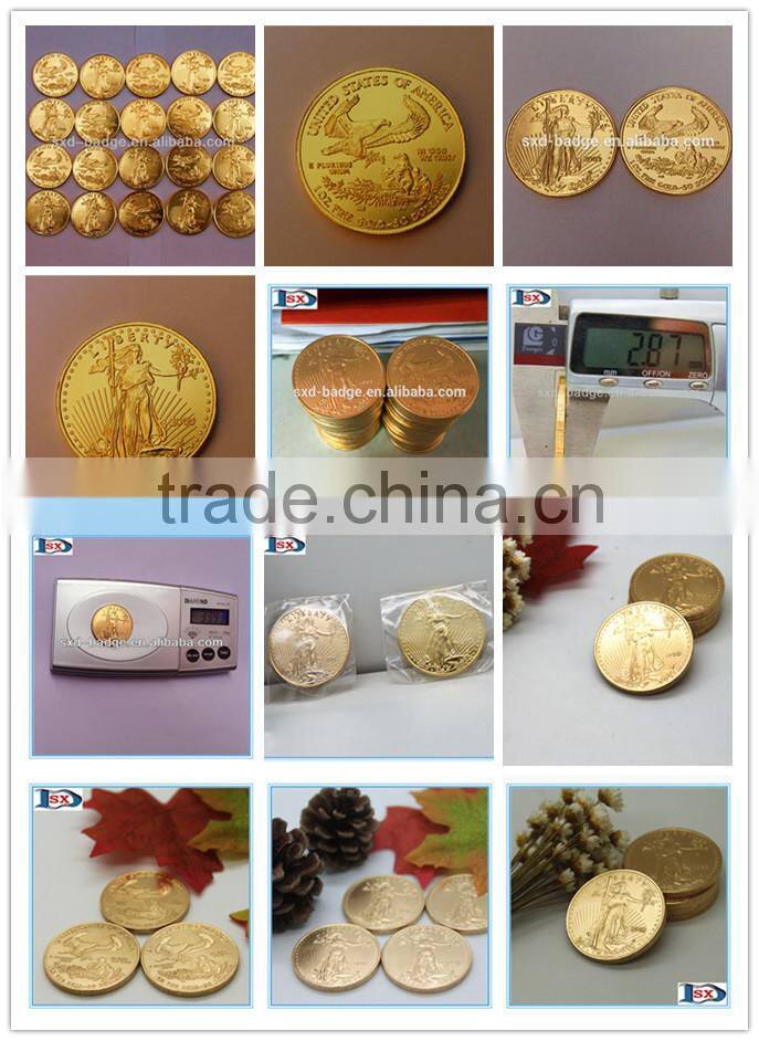 Replica Commemorative gold coin collection 1 oz Turkey fake gold bullion 100 Kurush Ataturk With Thick Gold Plated