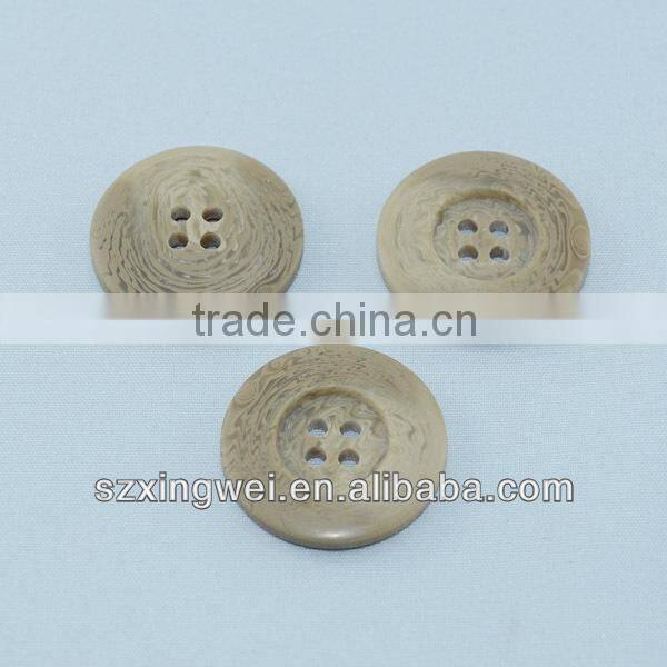 Four holes dye resin button With magic style totally Eco-friendly
