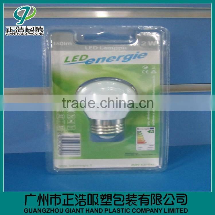Slide plastic blister packaging