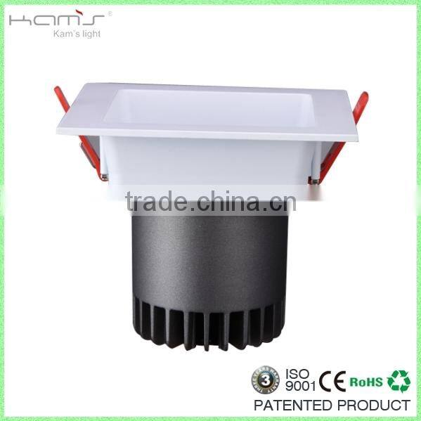 10w 85lm/w led lens ceiling square ceiling light ceiling spot light