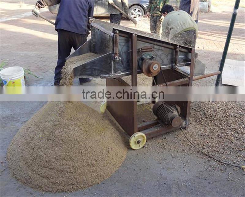 Good helper of Construction Industrial!! Small Mobile Soil Sieve for Family Use