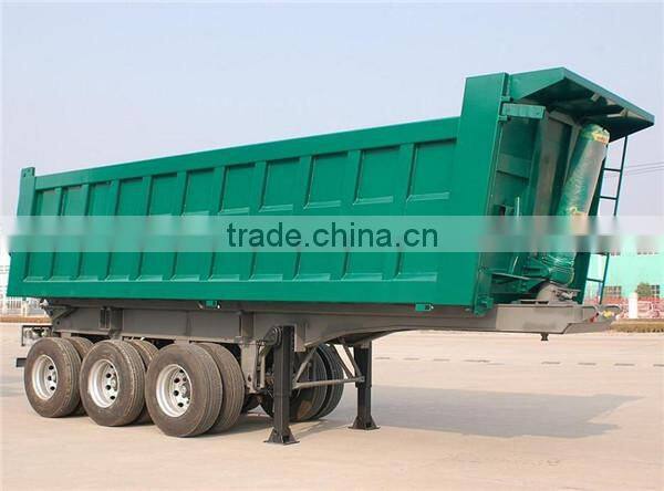 Manual Transmission Type and 21 - 30t Capacity (Load) used dump truck trailer