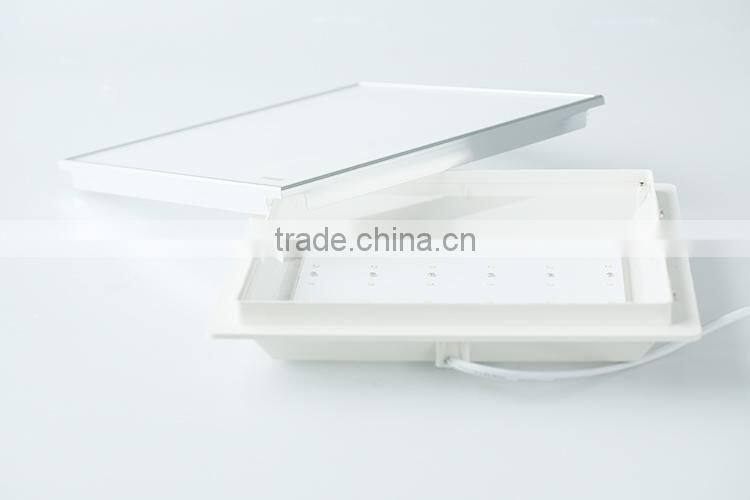 TIWIN 30*60cm 30*30cm 18w 22w 2200lm led lighting silver Ceiling led panel light for Living room bathroom kitchen