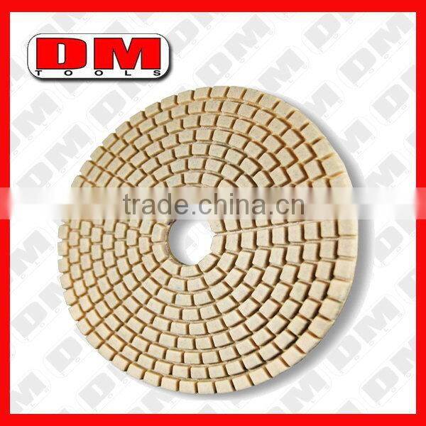 Newest best selling diamond fiber polishing pads