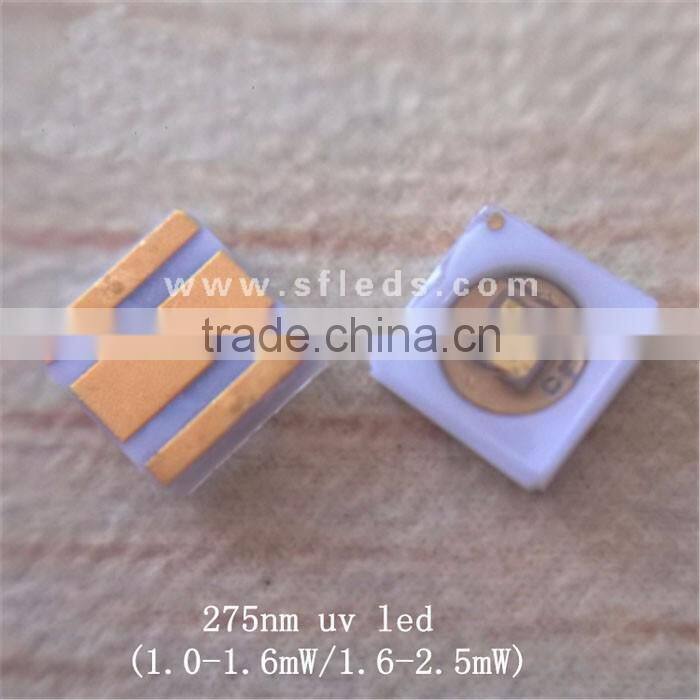 SMD 3535 quartz glass Deep 275nm uvc led for water purifier