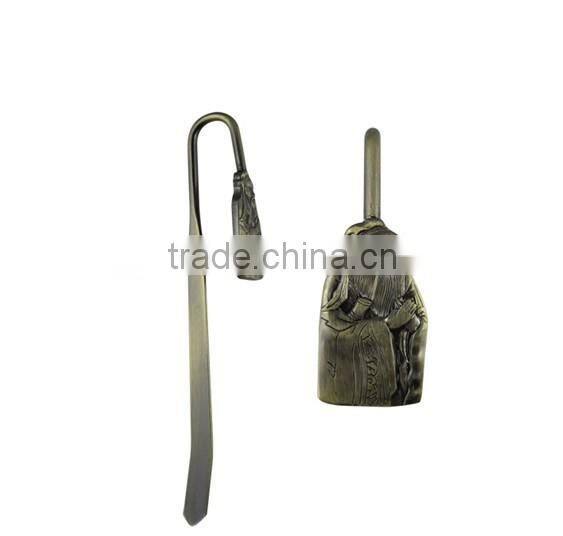 metal stick shape book mark, book mark with stirring function