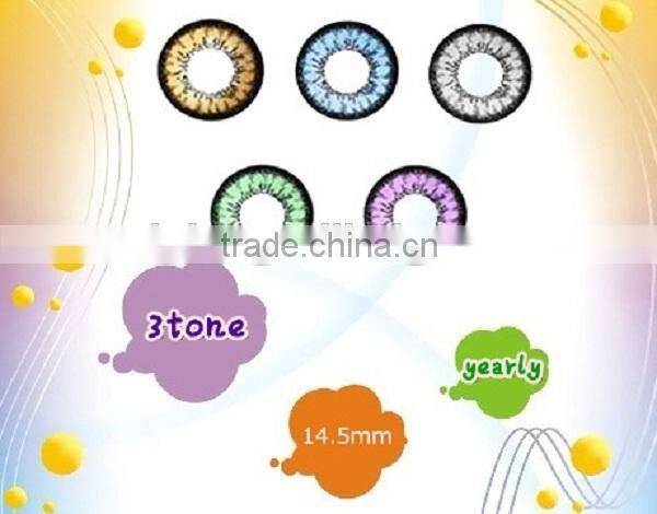 Korea Brand GEO XCH green color contact lens geo contact lens wholesale
