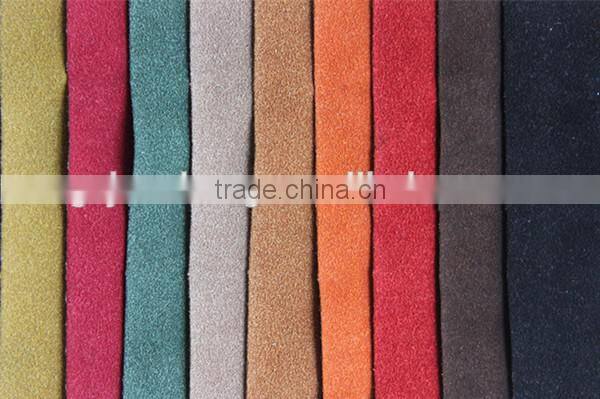 PU leather for men shoes usage with as real leather surface and cotton backing