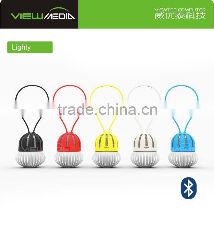 Viewtec lighty bluetooth led speaker for Computer