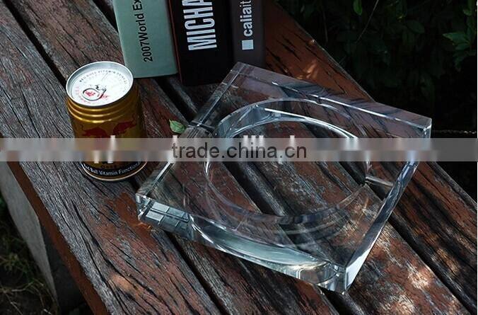High Quality Wholesale Square Crystal Ashtray ASM015