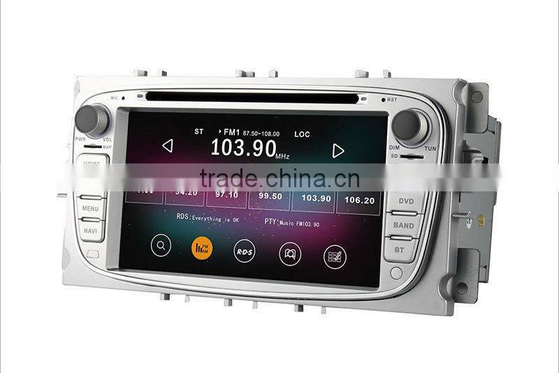 Ownice Pure Android 4.4.2 Quad Core 1.6GHz android gps for ford focus 2012 16GB Flash Built-in Wifi