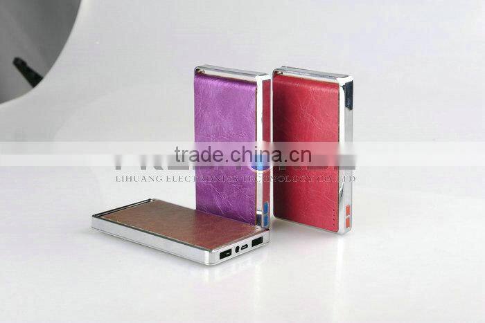 desktop polymer solar power bank 8000mah