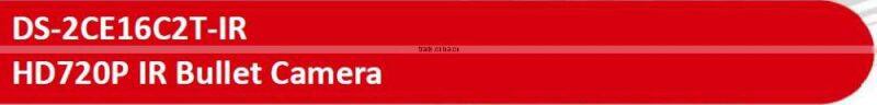 Alibaba Europe DS-2CE16C2T-IR Turbo HD TVI 720P Outdoor IR Bullet CCTV Hikvision