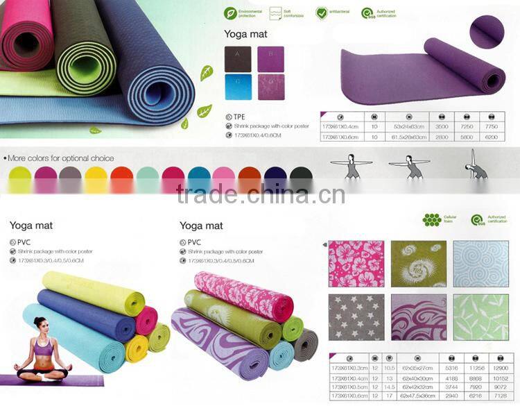 2015 round nbr yoga mat 183, wholesale sports equipment, promotional items china