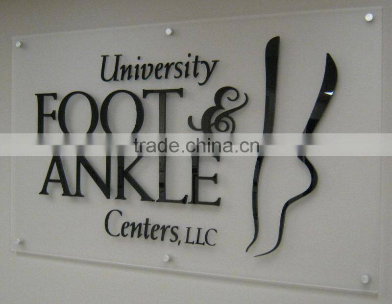 custom acrylic logo sign