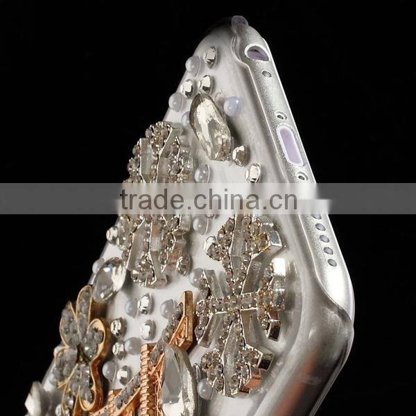 Bling 3D Diamond Rhinestone Crystal Case For Apple iPhone 6 4.7inch Mobile Phone