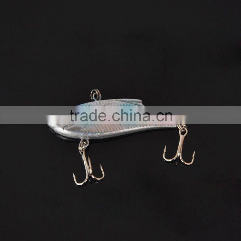 4pcs 4.5g 5cm VIB Vibration Minow Fishing Lure Hard Bait with 2 Treble Hooks Fishing Tackle