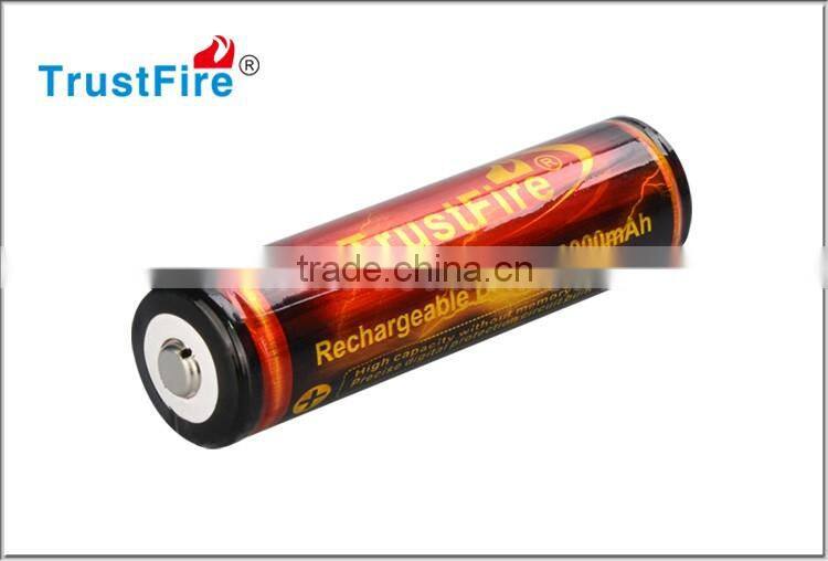 Trustfire rechargeabe with PCB 3000mah 18650 3.7v lithium-ion batteries for sale