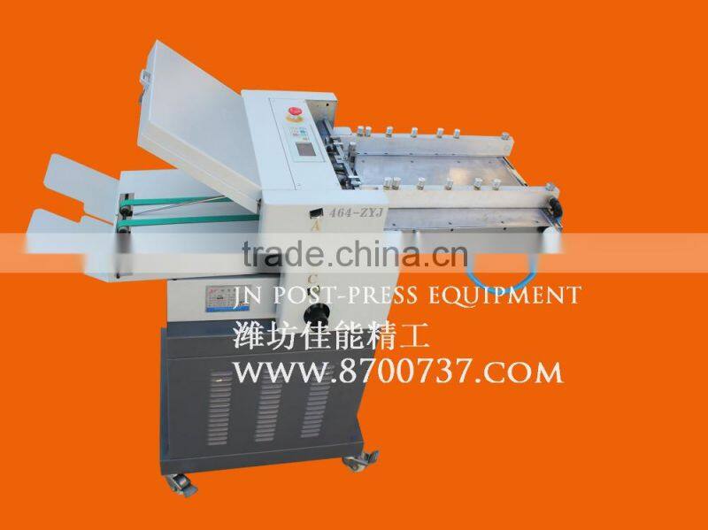 Professional folding machine for paper with imported bearing ZY380