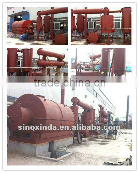 Automatic decompression Waste plastic pyrolysis machine