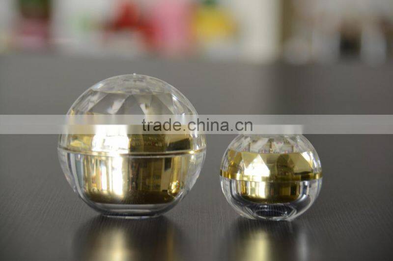 Fashion professional manufacturer acrylic cosmetic jars plastic container