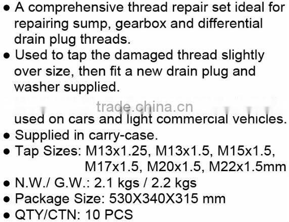 Torin BigRed Drain Plug Thread Repair Set