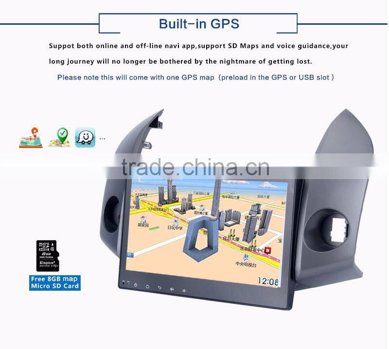 Car dvd player bluetooth universal gps for rav4 with gps