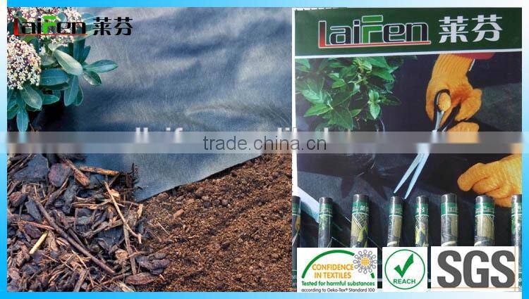 17-30 GSM Popular Black Landscape Nonwoven Film Mulching
