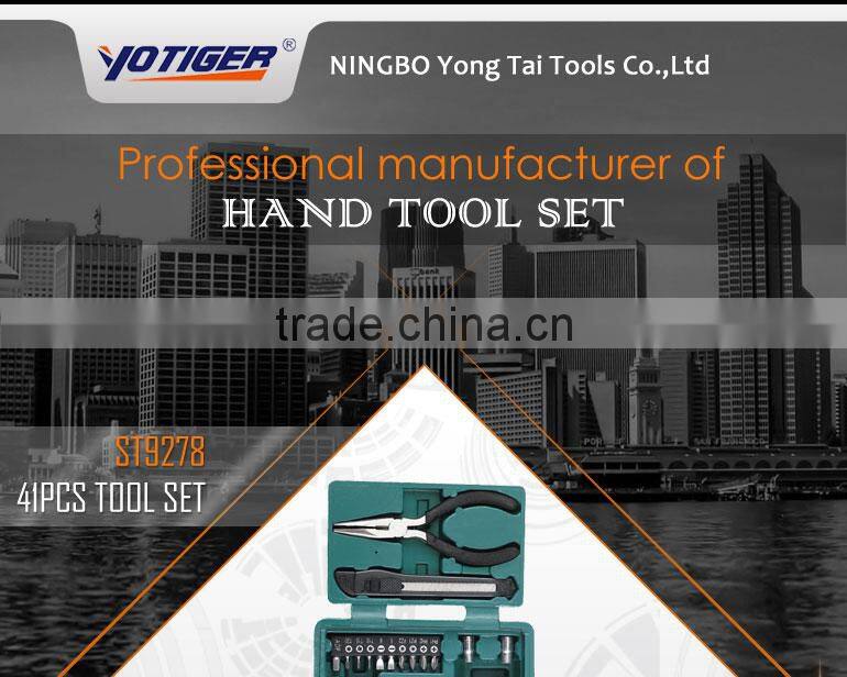 41pcs Mechanics mini hand tool kit set