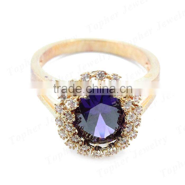 2015 925 sterling silver elegant amethyst ring