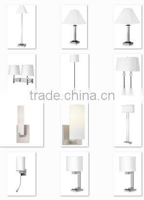 2015 High qulity and best selling floor lamp in stain nickel finish