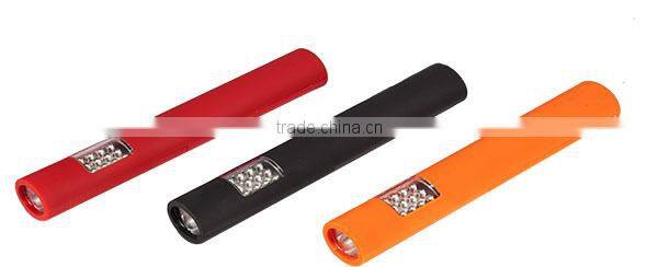 Bright multifunctional led work lamp magnet torch flash light with clip