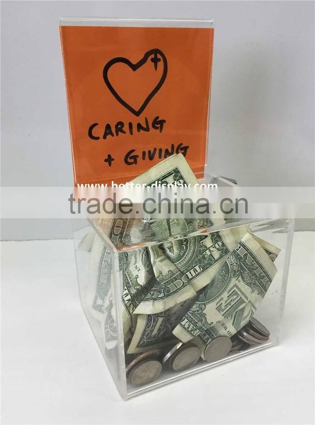 wholesale acrylic donation center